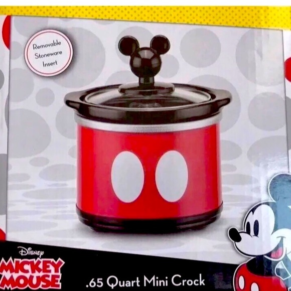 Disney Mickey Mouse .65 Quart Mini Crock Pot - Picture 1 of 3